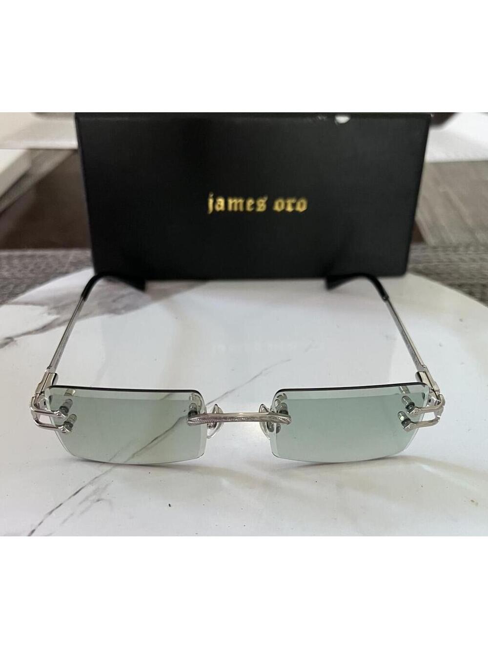 james oro sunglasses....Authentic II Series..Green tint